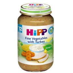 DDĐL Cơm nhuyễn, gà tây, rau tổng hợp (220g)