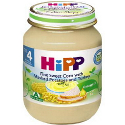 DDĐL Ngô bao tử, khoai tây, gà tây (125g)