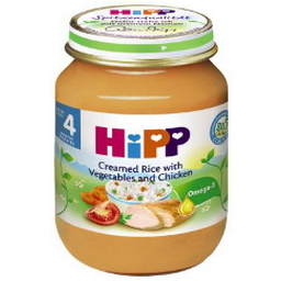 DDĐL Thịt gà, cơm nhuyễn, rau tổng hợp (125g)